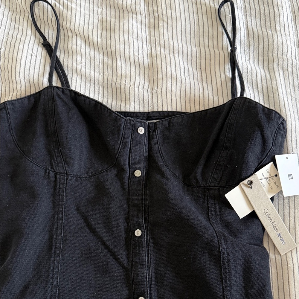 Calvin Klein Black Mini Dress from Urban Outfitters